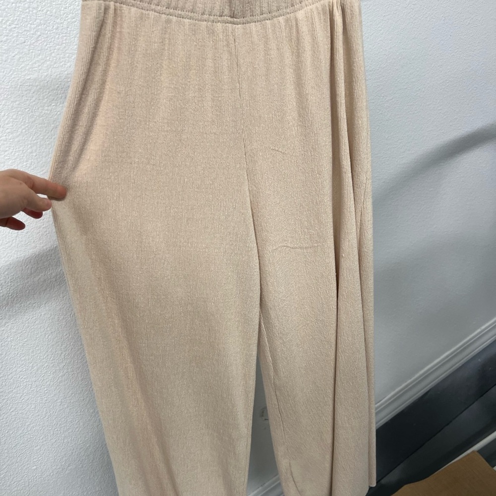 Pull&Bear Light Beige Corduroy Pants
